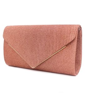 Luxury V Shape Envelope Style Clutch Evening Bag