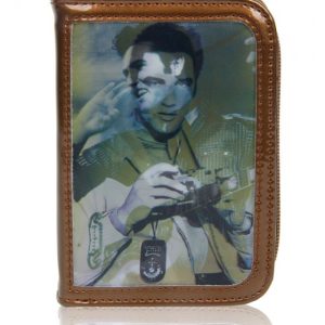 3D Celebrity Elvis Presley Singing Star Flap Zip Purse Wallet - Image 2