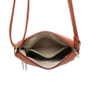 Slim PU Leather Sling Messenger Handbag Crossbody Bag - Image 6