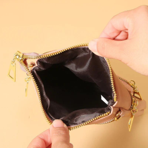 Small Lightweight Multi-Zipper Slim Messenger Phone Sling Shoulder Crossbody Bag with Small Purse - Image 4