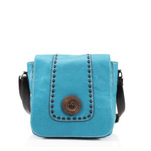Women's Full Flap Stitch Big Button Design Handbag Multi Pockets Shoulder Bag Handbag Crossbody Bag