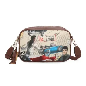 Ladies Tassel Camera Elvis Presley Handbag Messenger Shoulder Fashion Crossbody Bag