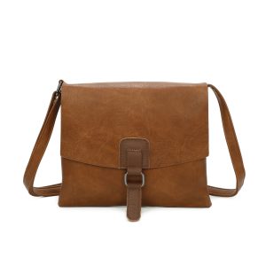 Flap Lightweight Slim Shoulder Crossbody Bag - Image 1