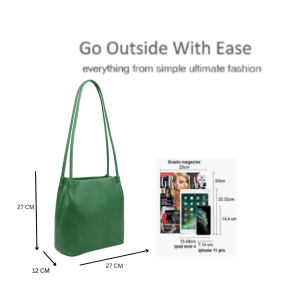 Ladies Soft PU Leather Hobo Tote Practical Lightweight Shopper Handbag Shoulder Bag - Image 2