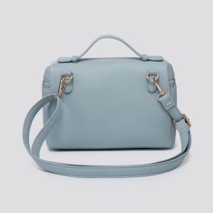 Ladies Lightweight Casual Messenger Dual Zipper Shopper Travel Handbag Shoulder Crossbody Bag - Image 4