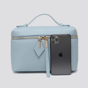 Ladies Lightweight Casual Messenger Dual Zipper Shopper Travel Handbag Shoulder Crossbody Bag - Image 5