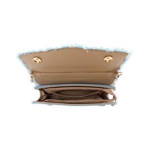 Canvas Denim Fashion Handbag Top Handle Stylish Shoulder Bag with Long Strap - Image 3