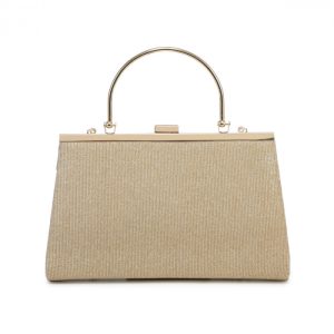 Elegant Pleated Evening Clutch Handbag - Image 2