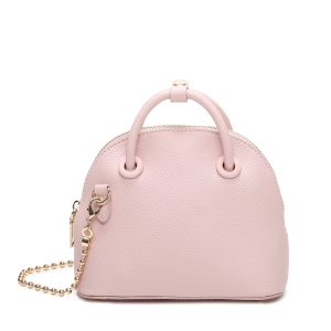 Round Mini Top Handle Crossbody Bag