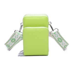 Lightweight Smartphone Tipple Zip Crossbody Bag