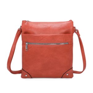 Slim Double Compartments Multi Pockets Crossbody Bag - Image 1