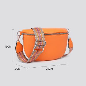 Fashion Chic Canvas Strap Crossbody Belt Bag - Image 5