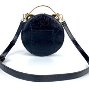 Vintage Clock-Looking Round Shoulder Bag - Image 2