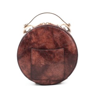Vintage Clock-Looking Round Shoulder Bag - Image 7