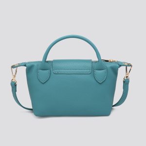 Small Roomy Shoulder Bag with Detachable Crossbody Strap - Image 2