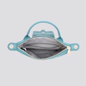 Small Roomy Shoulder Bag with Detachable Crossbody Strap - Image 3