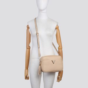 New Style V Crossbody Bag with Tassel Charm and Detachable Strap - Image 6
