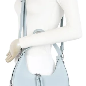 Decorative Tassel Smooth Curved Shoulder Handbag - Image 8