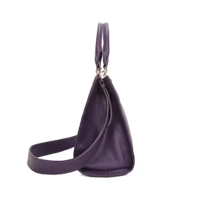 Structured 2n1 Shoulder Handbag with Matching Clutch - Image 3