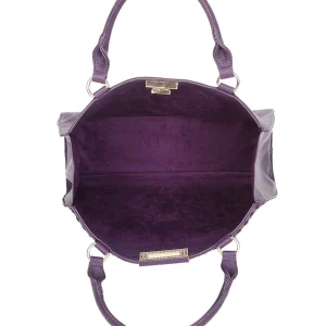 Structured 2n1 Shoulder Handbag with Matching Clutch - Image 5