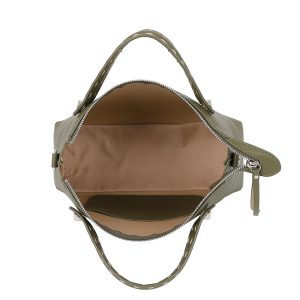 Stitched Studded Top Handle Shoulder Crossbody Bag - Image 5