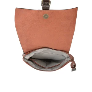 Retro Style Buckle Closure Faux Leather Backpack - Image 6