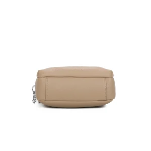 Faux Leather Crossbody Bag with Front Pocket Pouch - Image 8
