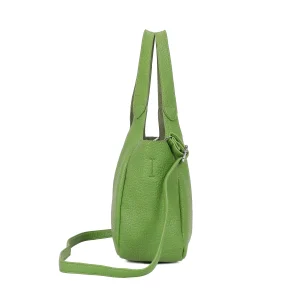 Magnetic Closure Faux Leather Small Shopper Shoulder Bag - Image 3