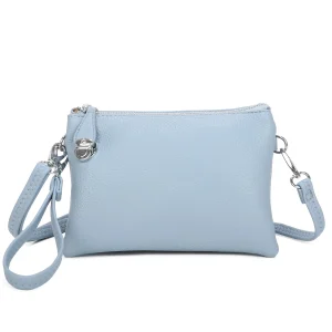 Multi-Compartment Zipper Closure Crossbody Bag - Image 1
