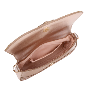 Decorative Flower Rhinestone Embellished Evening Clutch Bag - Image 3