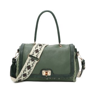 Stylish Strap Sophisticated Textured Shoulder Bag