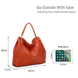 Elegant Functional Large Tote Crossbody Shoulder Bag - Image 2