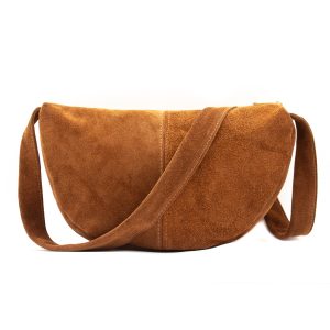 Italian Fashion Suede Leather Shopper Tote Shoulder Bag