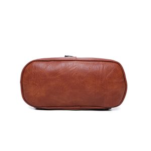 Trendy Multi-Pocket Everyday Use PU Leather Backpack - Image 5
