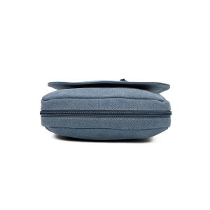 Glitter Star Detail Canvas Crossbody Messenger Bag - Image 5