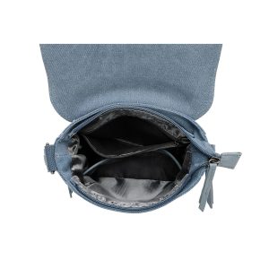 Glitter Star Detail Canvas Crossbody Messenger Bag - Image 4