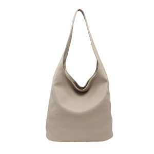 Soft Faux Leather Slouchy Hobo Spacious Shoulder Bag