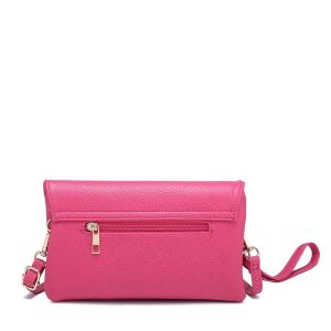 Gold Accent Chic Crossbody Stylish Shoulder Clutch Bag - Image 3