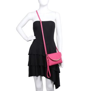 Gold Accent Chic Crossbody Stylish Shoulder Clutch Bag - Image 6