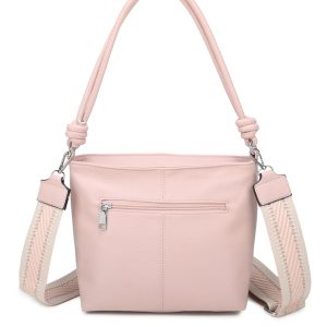 Stylish Knotted Handle Spacious Crossbody Shoulder Bag - Image 4
