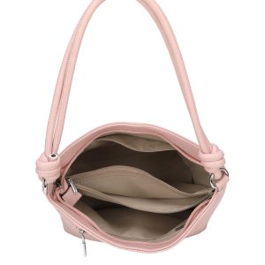 Stylish Knotted Handle Spacious Crossbody Shoulder Bag - Image 5