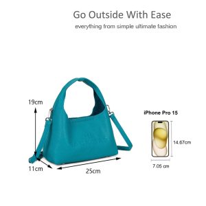 Stylish Elegant Compact Slouchy Crossbody Shoulder Bag - Image 2