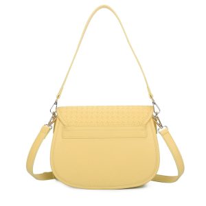 Elegant Textured Design Trendy Crossbody Shoulder Bag - Image 4