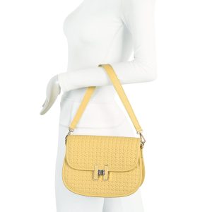 Elegant Textured Design Trendy Crossbody Shoulder Bag - Image 7