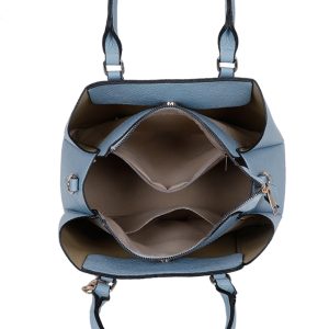 Chic Charm Spacious Crossbody Top Tote Shoulder Handbag - Image 5