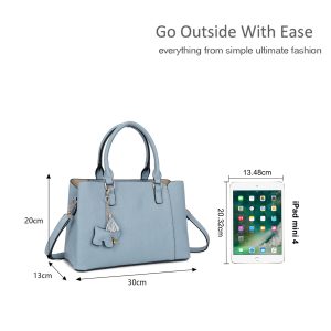 Chic Charm Spacious Crossbody Top Tote Shoulder Handbag - Image 2