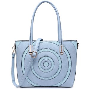 Stylish Geometric Pattern Crossbody Tote Shoulder Bag - Image 1