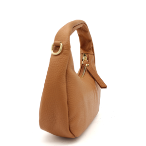 Chic Genuine Italian Leather Crossbody Bag with Elegant Chain Strap - Image 4