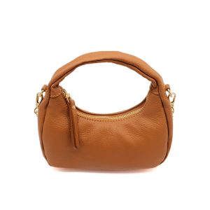 Chic Genuine Italian Leather Crossbody Bag with Elegant Chain Strap - Image 5