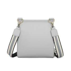 Elegant Crossbody Shoulder Handbag with Bee Embroidery - Image 4